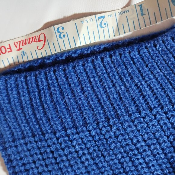 Women's 4x Royal Blue Cardigan with pockets - Picture 7 of 9